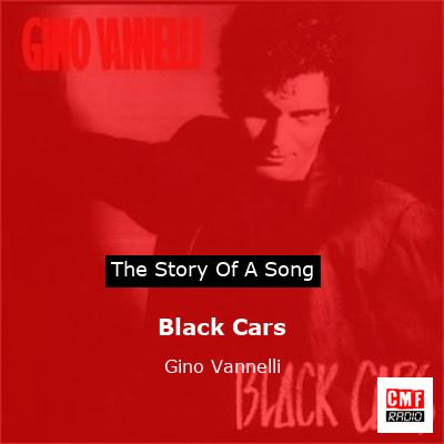 final cover Black Cars Gino Vannelli