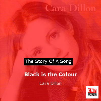final cover Black is the Colour Cara Dillon