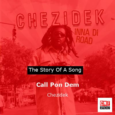final cover Call Pon Dem Chezidek
