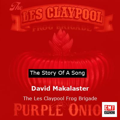 David Makalaster – The Les Claypool Frog Brigade