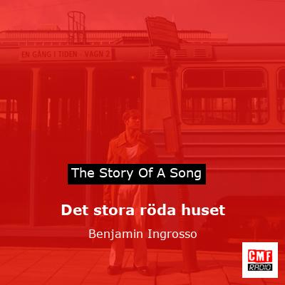final cover Det stora roda huset Benjamin Ingrosso