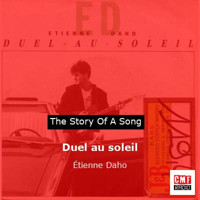 final cover Duel au soleil Etienne Daho
