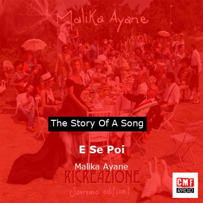 E Se Poi – Malika Ayane