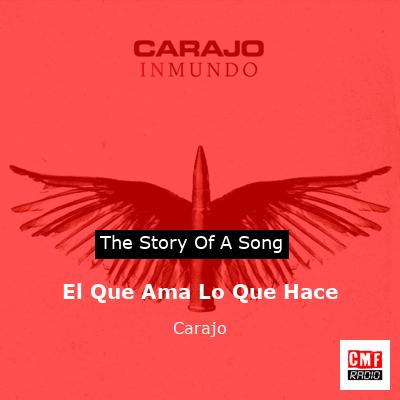 final cover El Que Ama Lo Que Hace Carajo