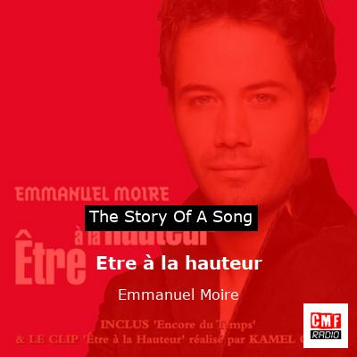 final cover Etre a la hauteur Emmanuel Moire