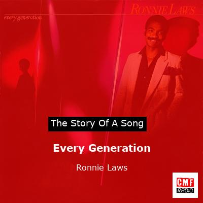 final cover Every Generation Ronnie Laws