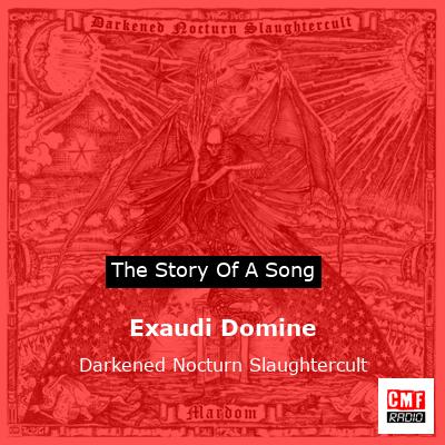 final cover Exaudi Domine Darkened Nocturn Slaughtercult