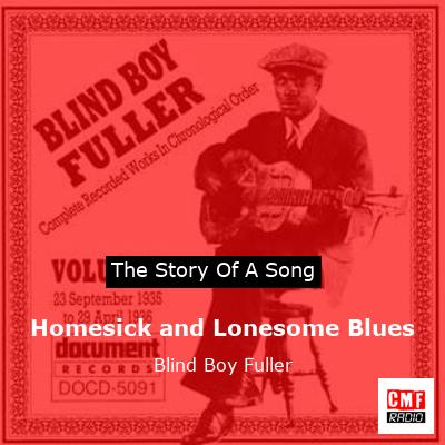 final cover Homesick and Lonesome Blues Blind Boy Fuller