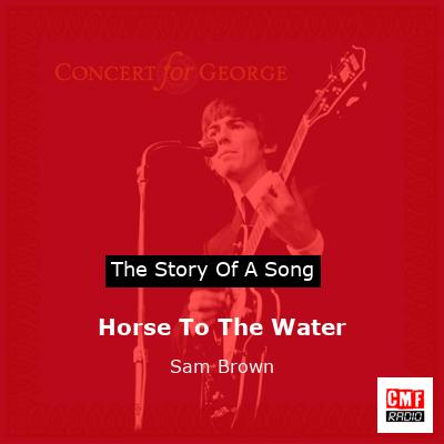 final cover Horse To The Water Sam Brown