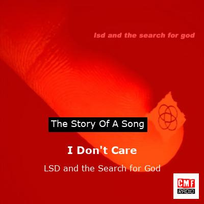final cover I Dont Care LSD and the Search for God