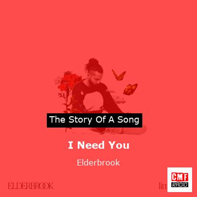 I Need You – Elderbrook