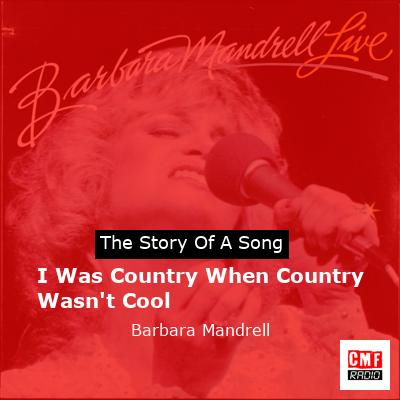 final cover I Was Country When Country Wasnt Cool Barbara Mandrell
