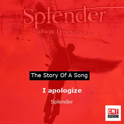 I apologize – Splender