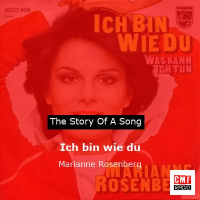 final cover Ich bin wie du Marianne Rosenberg