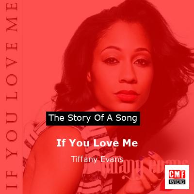 final cover If You Love Me Tiffany Evans