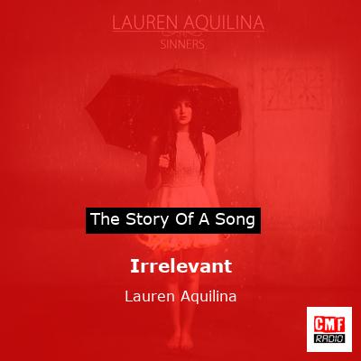 Irrelevant – Lauren Aquilina
