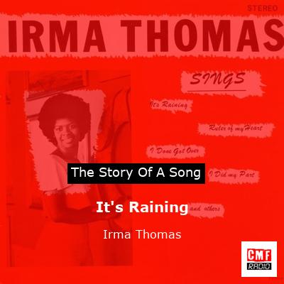 final cover Its Raining Irma Thomas