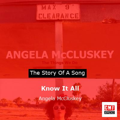 Know It All – Angela McCluskey