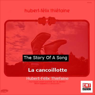 final cover La cancoillotte Hubert Felix Thiefaine