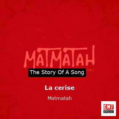 final cover La cerise Matmatah