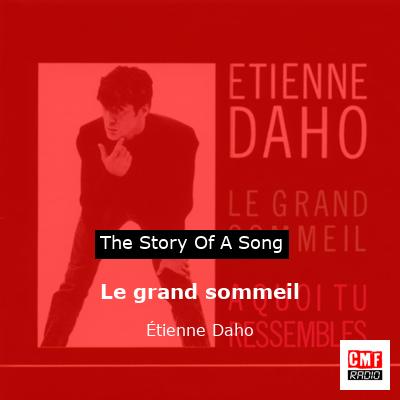 final cover Le grand sommeil Etienne Daho
