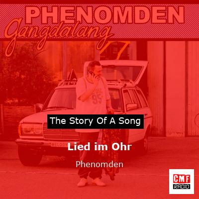final cover Lied im Ohr Phenomden