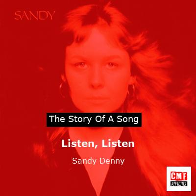 final cover Listen Listen Sandy Denny