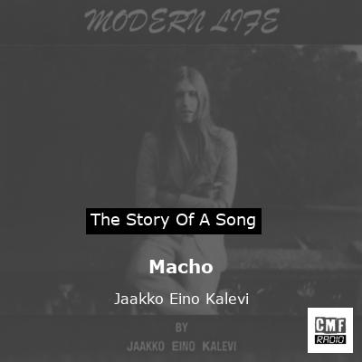 final cover Macho Jaakko Eino Kalevi