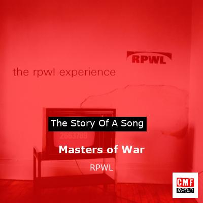 final cover Masters of War RPWL
