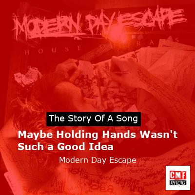 final cover Maybe Holding Hands Wasnt Such a Good Idea Modern Day Escape