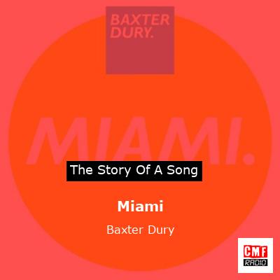 final cover Miami Baxter Dury