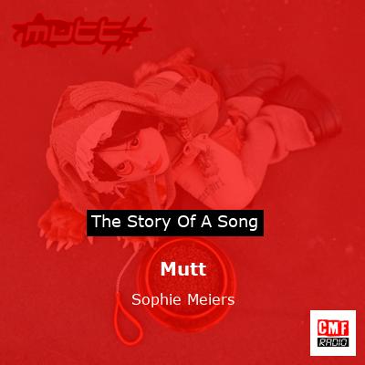 final cover Mutt Sophie Meiers