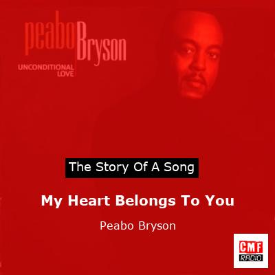 final cover My Heart Belongs To You Peabo Bryson