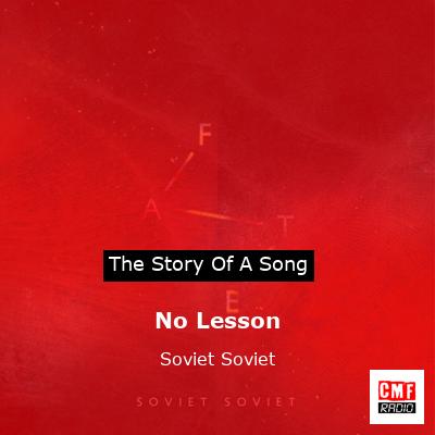 final cover No Lesson Soviet Soviet