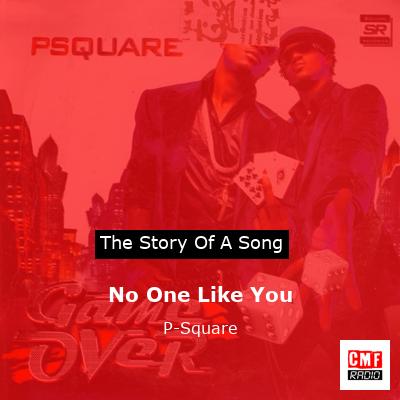 final cover No One Like You P Square