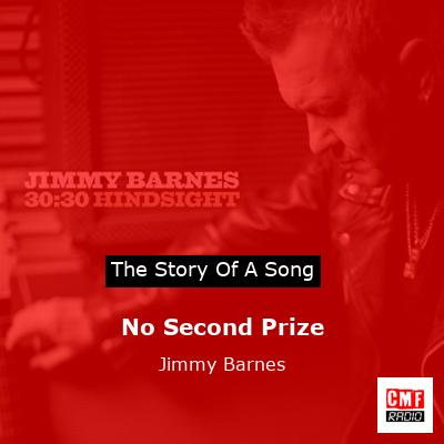 final cover No Second Prize Jimmy Barnes