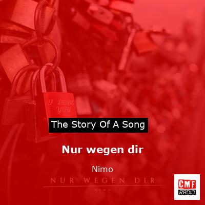 final cover Nur wegen dir Nimo