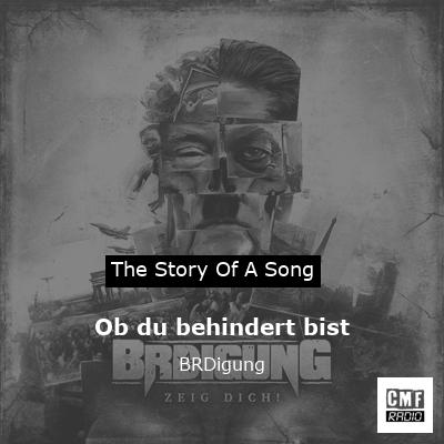 Ob du behindert bist – BRDigung