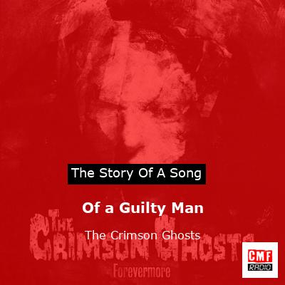 final cover Of a Guilty Man The Crimson Ghosts