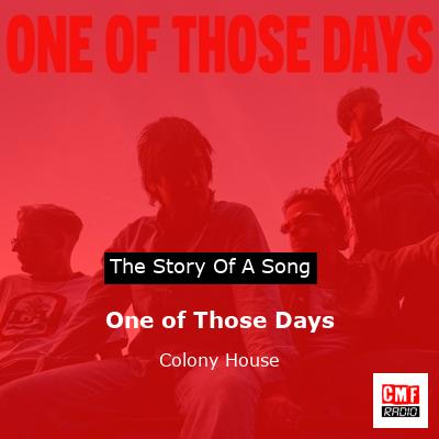 One of Those Days – Colony House