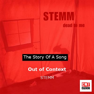 final cover Out of Context STEMM