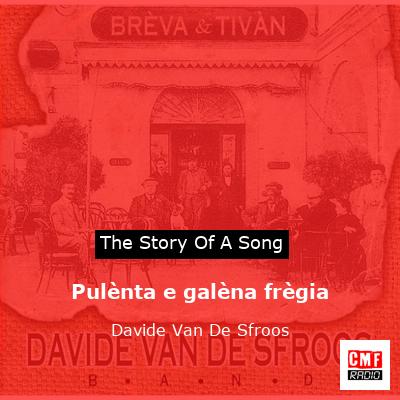 final cover Pulenta e galena fregia Davide Van De Sfroos
