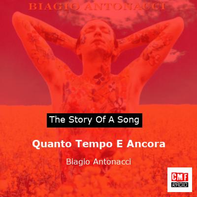 Quanto Tempo E Ancora – Biagio Antonacci