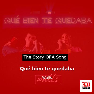 Qué bien te quedaba – Walls