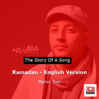 final cover Ramadan English Version Maher Zain