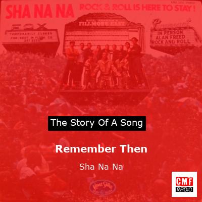 Remember Then – Sha Na Na