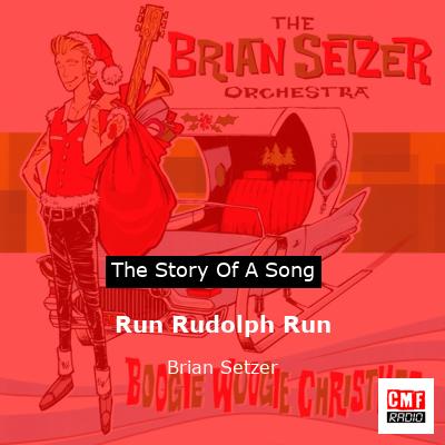 final cover Run Rudolph Run Brian Setzer