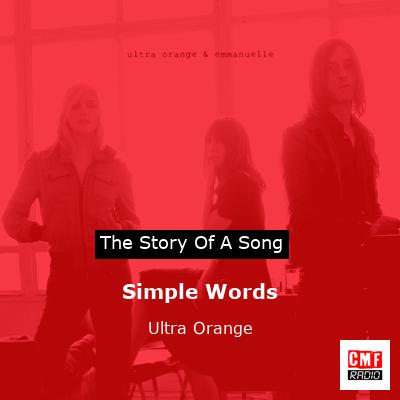 Simple Words – Ultra Orange