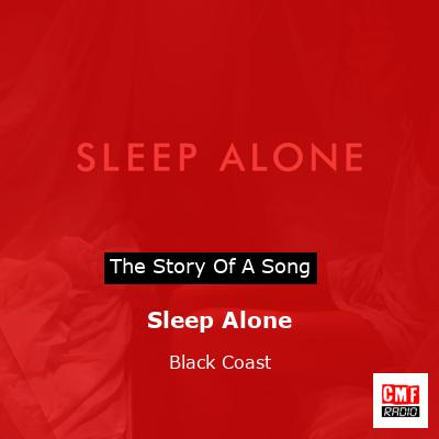final cover Sleep Alone Black Coast