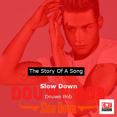 final cover Slow Down Douwe Bob